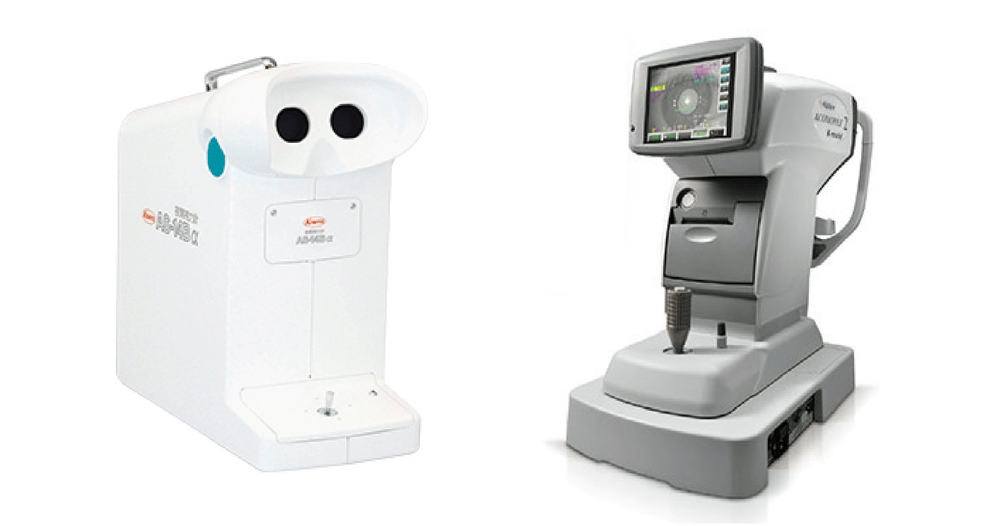 様々な視力測定 使用機器例